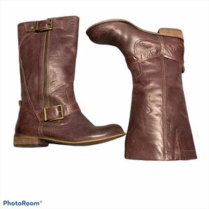 Gianni Bini Leather boots Brown women’s sz 6.5M